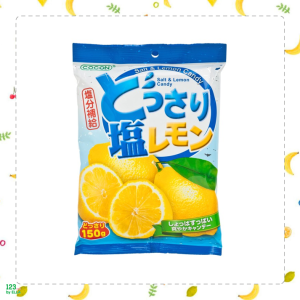 日本可康海鹽檸檬糖150g